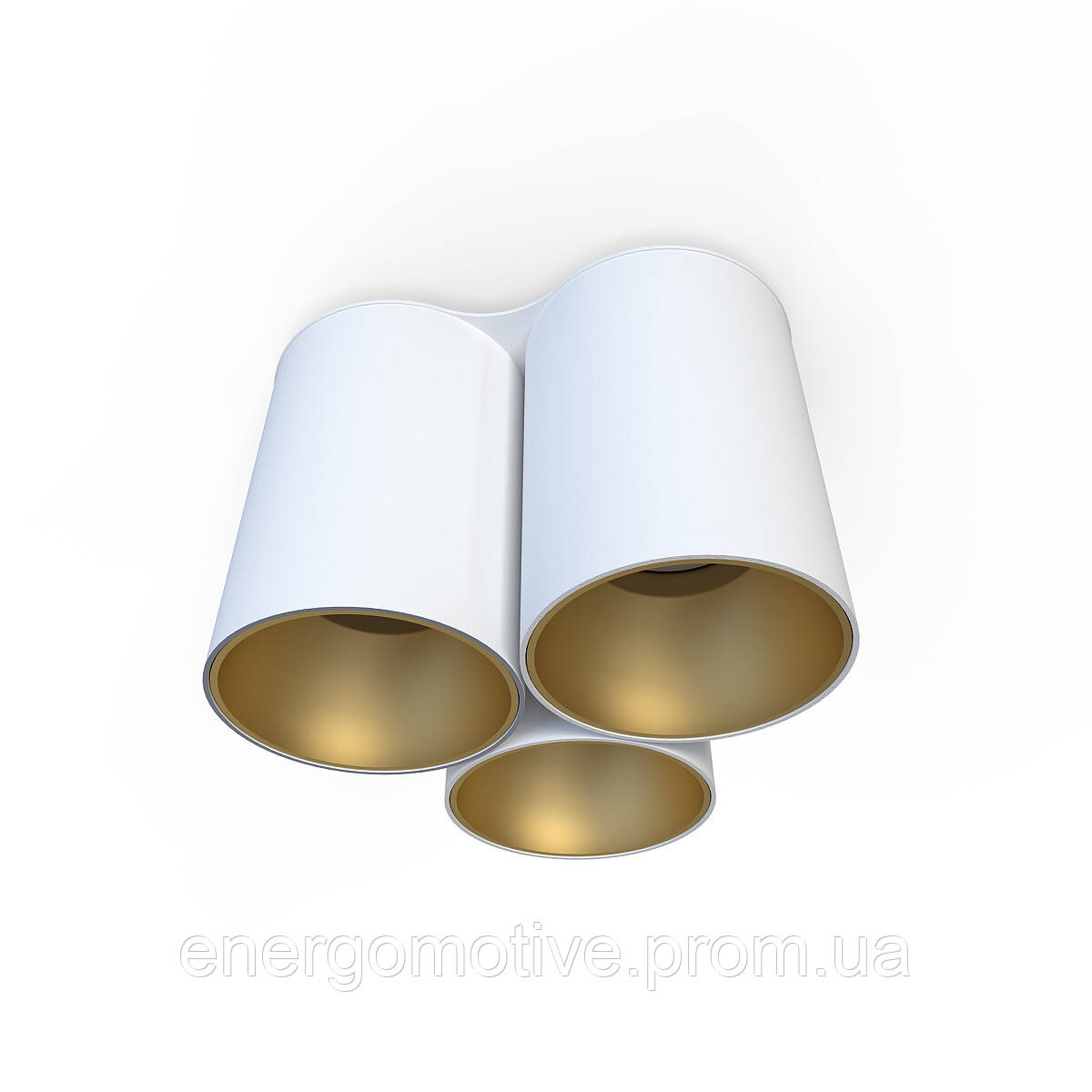 7666 Точковий світильник Nowodvorski EYE TONE III WHITE/GOLD PL