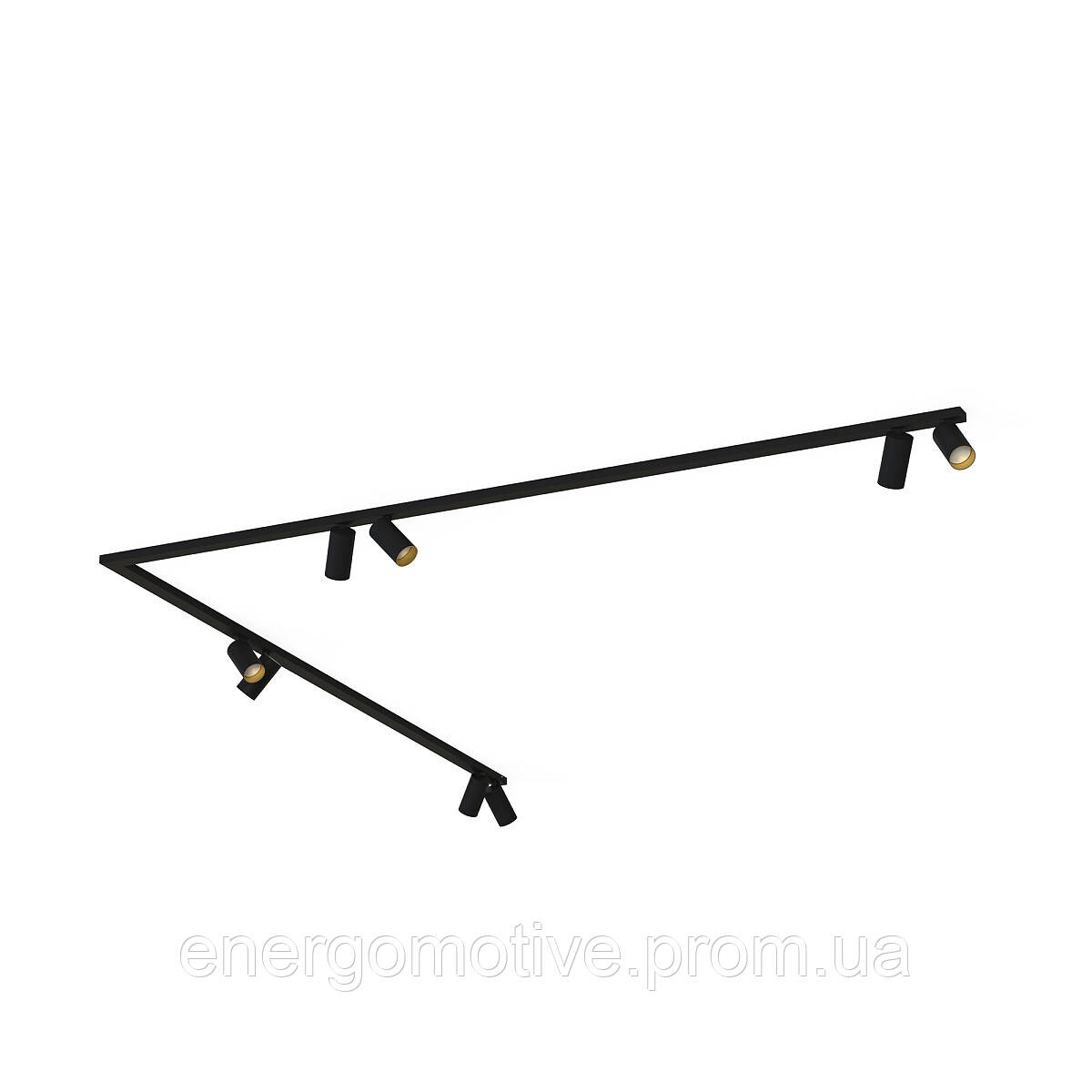 7702 Світильник Nowodvorski MONO CORNER VIII 2200 BLACK/GOLD PL