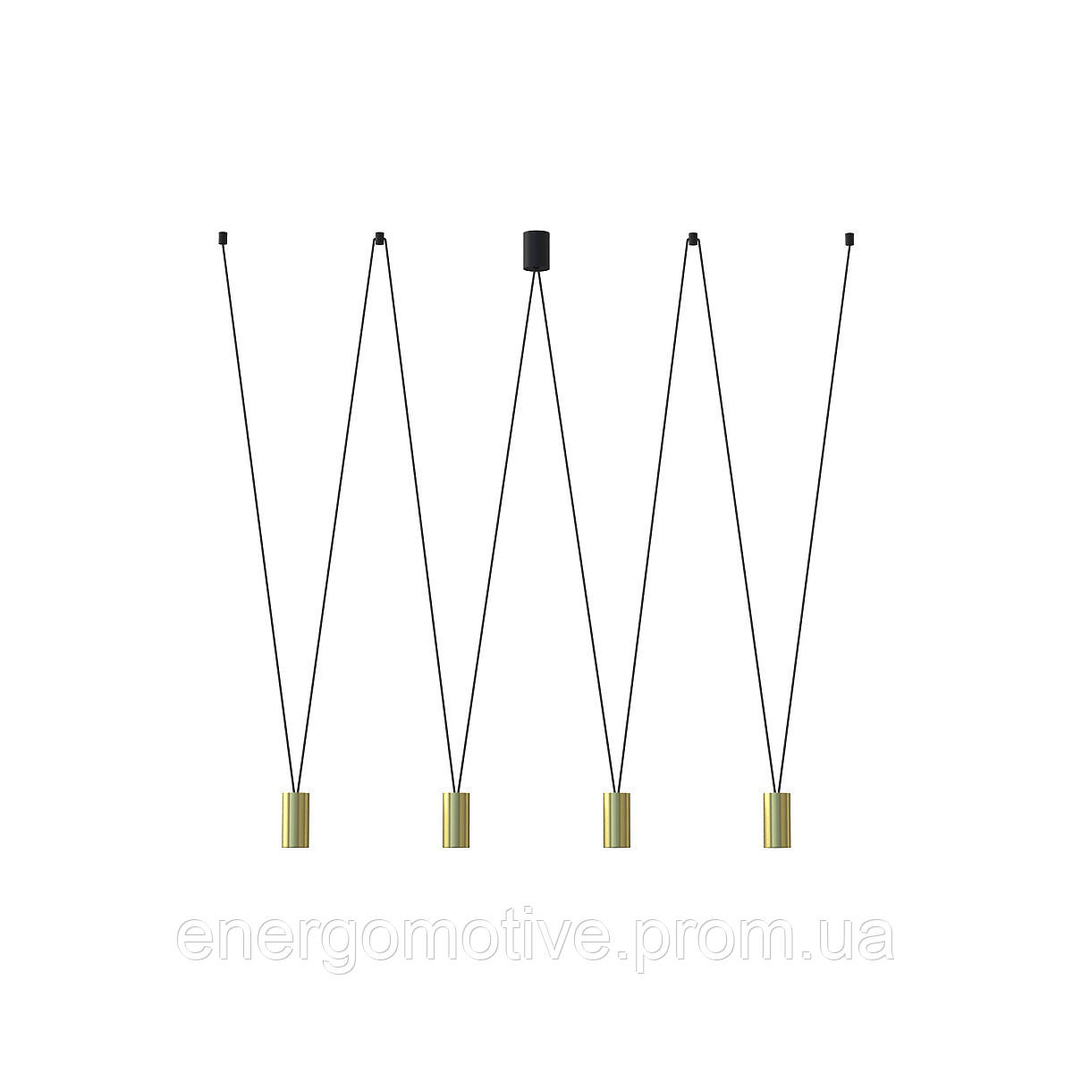 7610 Світильник підвіс Nowodvorski MORE EYE IV SOLID BRASS PL