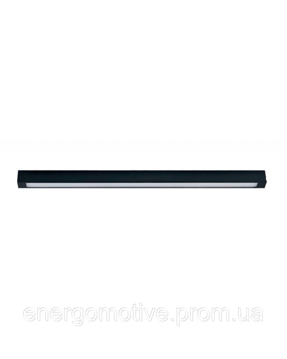 7600 Світильник Nowodvorski STRAIGHT LED BLACK CEILING 120 PL