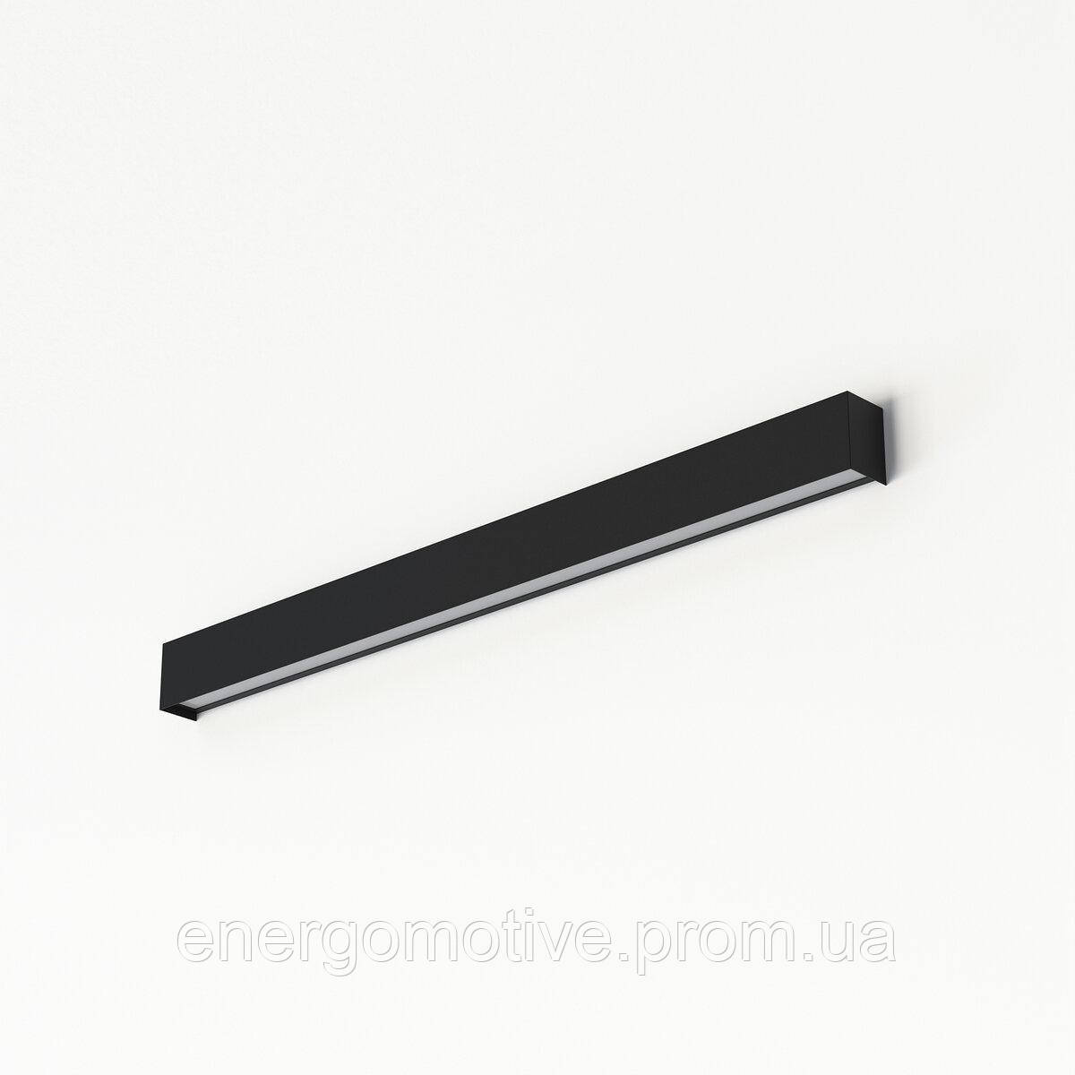 STRAIGHT WALL LED BLACK M