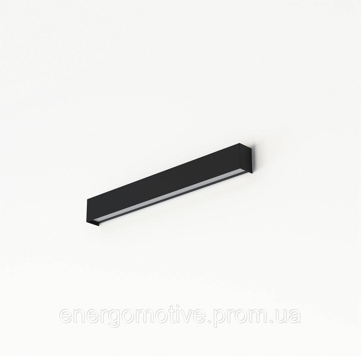 STRAIGHT WALL LED BLACK S