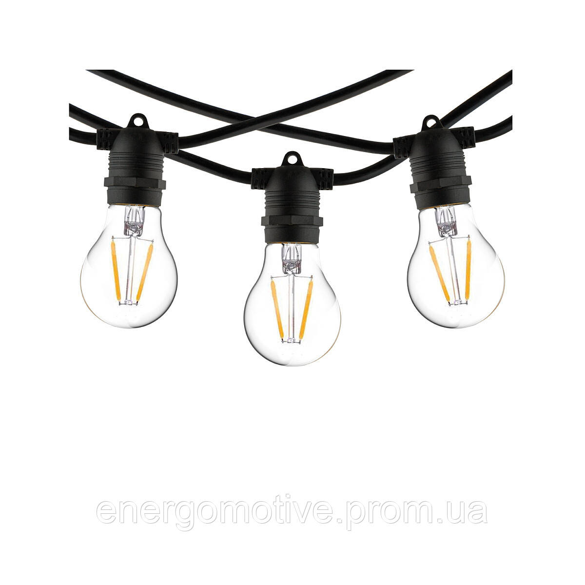 FESTOON LIGHTS 10XE27, 6M, IP65