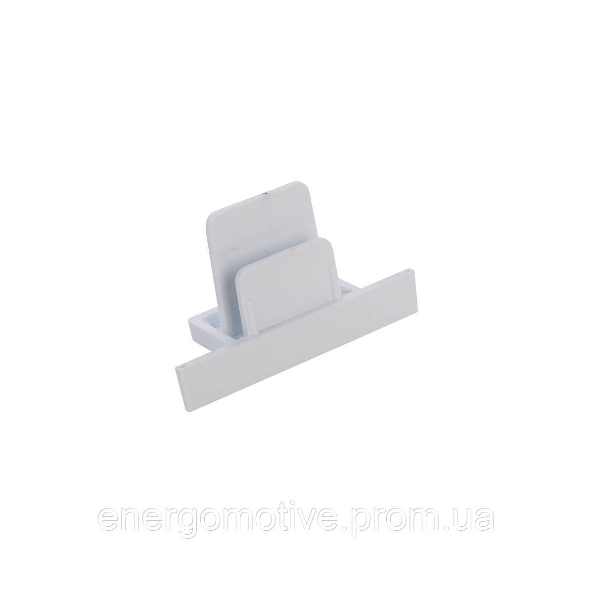 PROFILE RECESSED DEAD END CAP WHITE