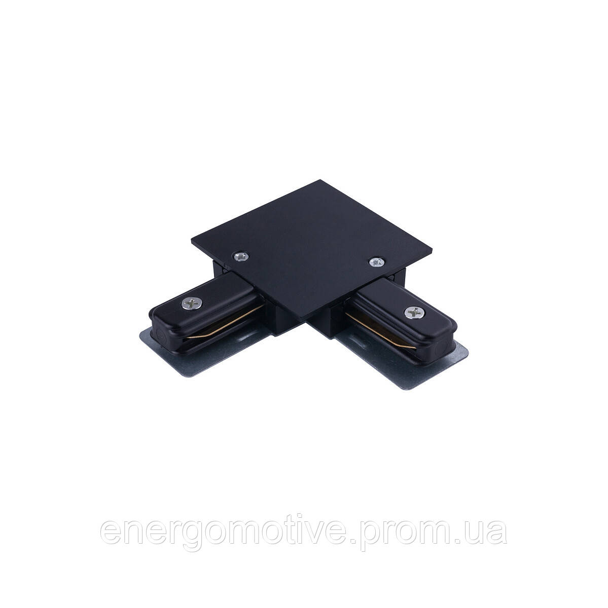 PROFILE RECESSED L-CONNECTOR BLACK