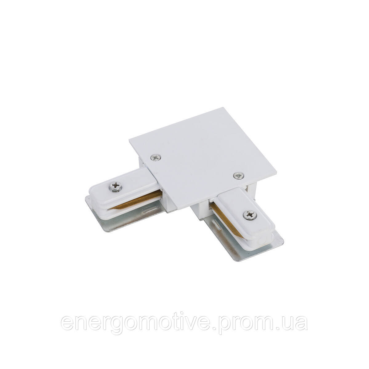 PROFILE RECESSED L-CONNECTOR WHITE