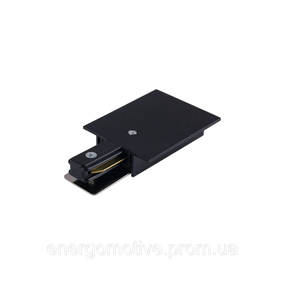 8973 Токоввід Nowodvorski PROFILE RECESSED POWER END CAP BLACK CN