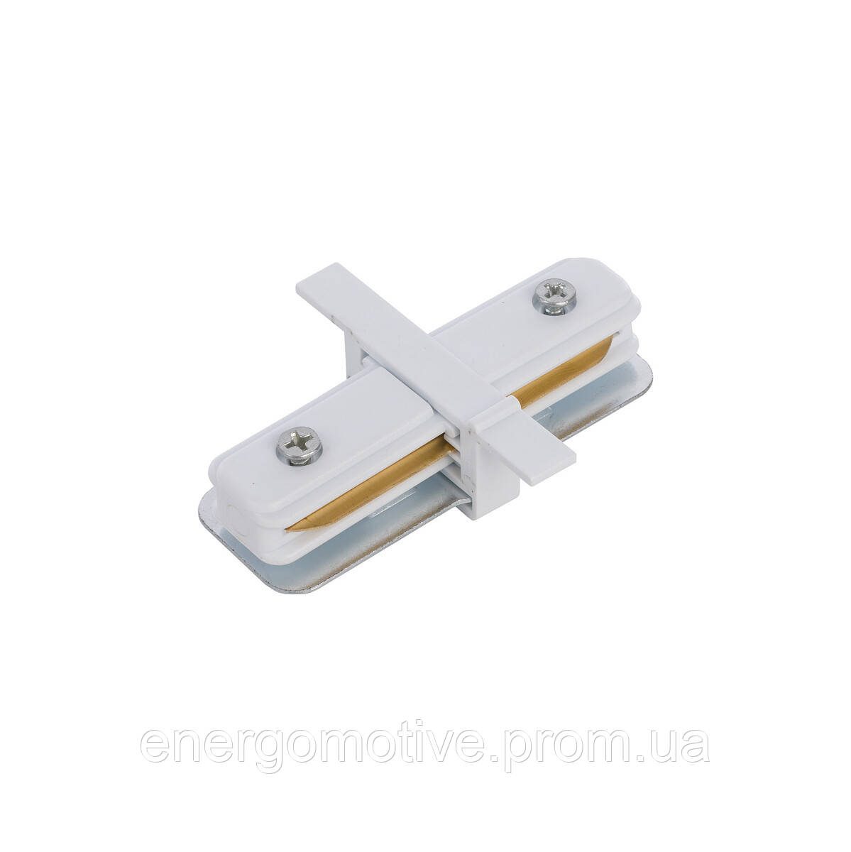 PROFILE RECESSED STRAIGHT CONNECTOR WH