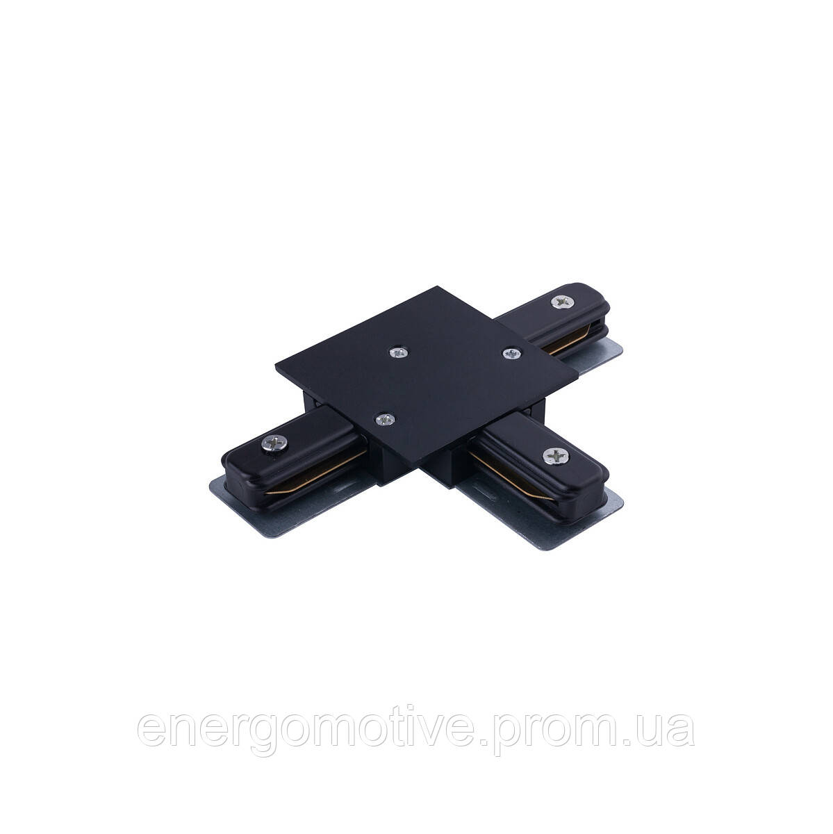 PROFILE RECESSED T-CONNECTOR BLACK