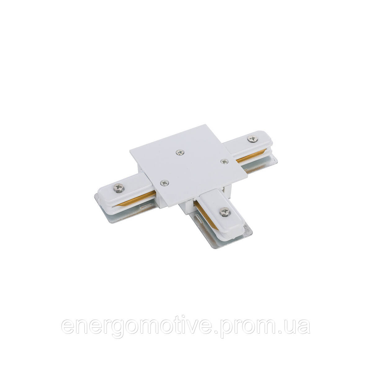 PROFILE RECESSED T-CONNECTOR WHITE