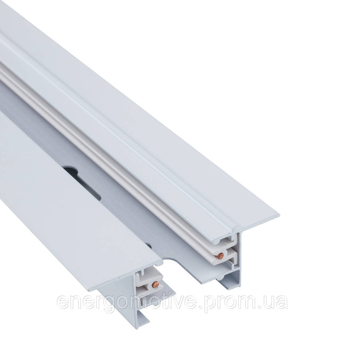 9014 Шинопровід Nowodvorski PROFILE RECESSED TRACK WHITE 2 METERS CN