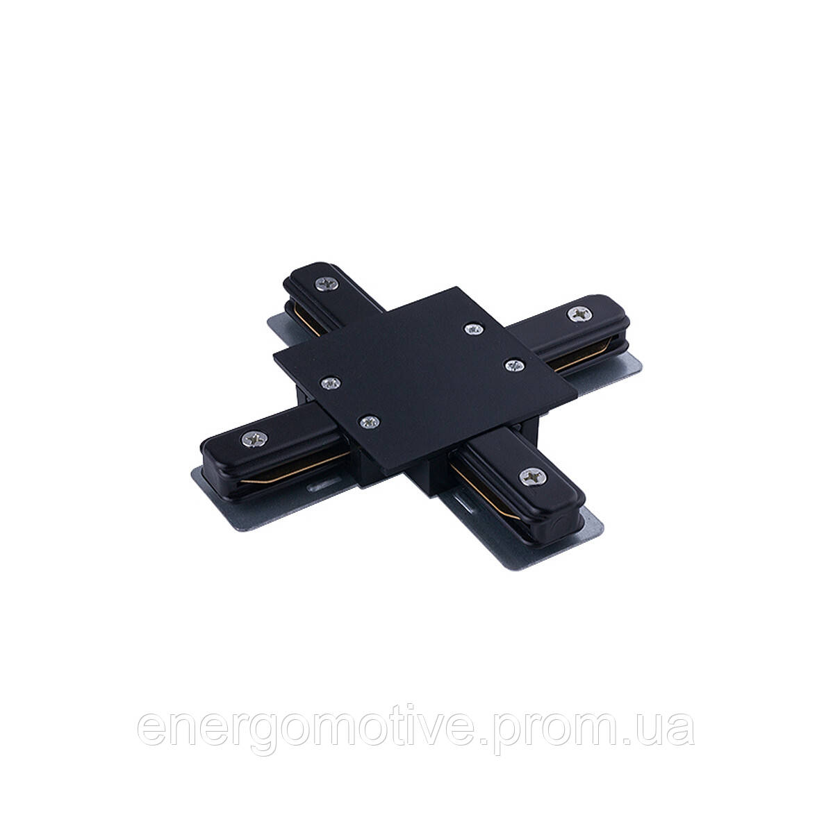 PROFILE RECESSED X-CONNECTOR BLACK