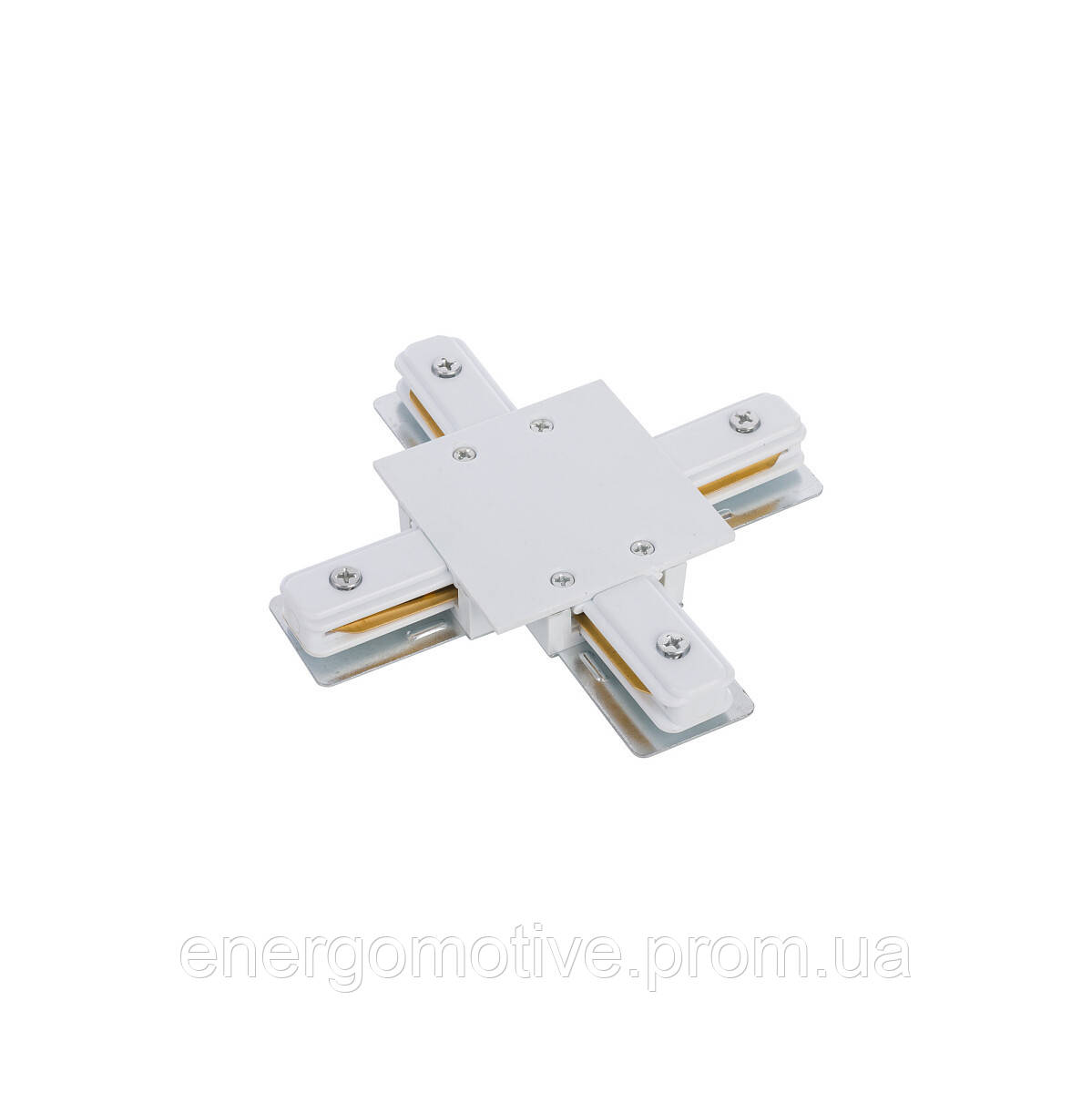 PROFILE RECESSED X-CONNECTOR WHITE