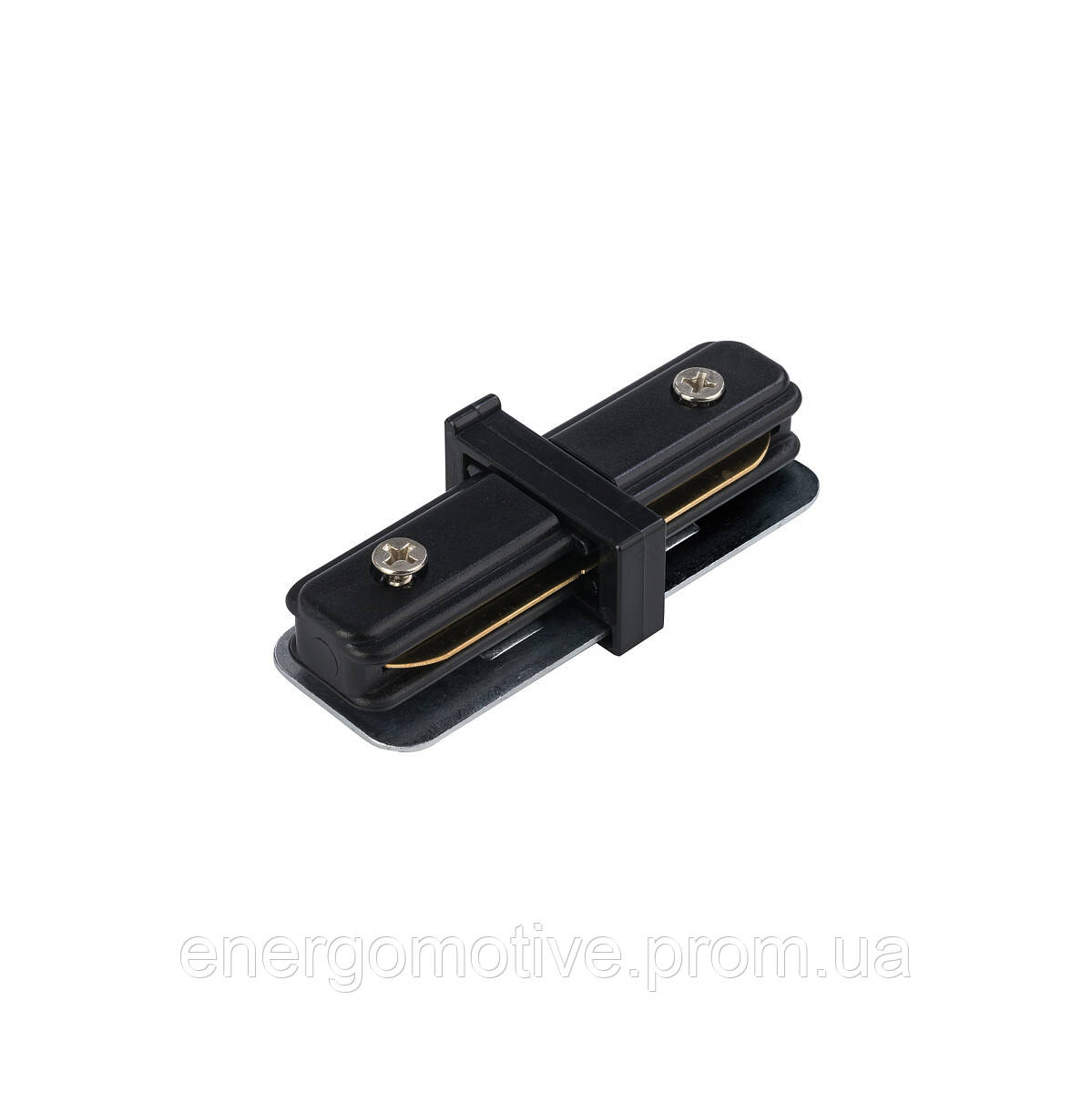 PROFILE STRAIGHT CONNECTOR BLACK