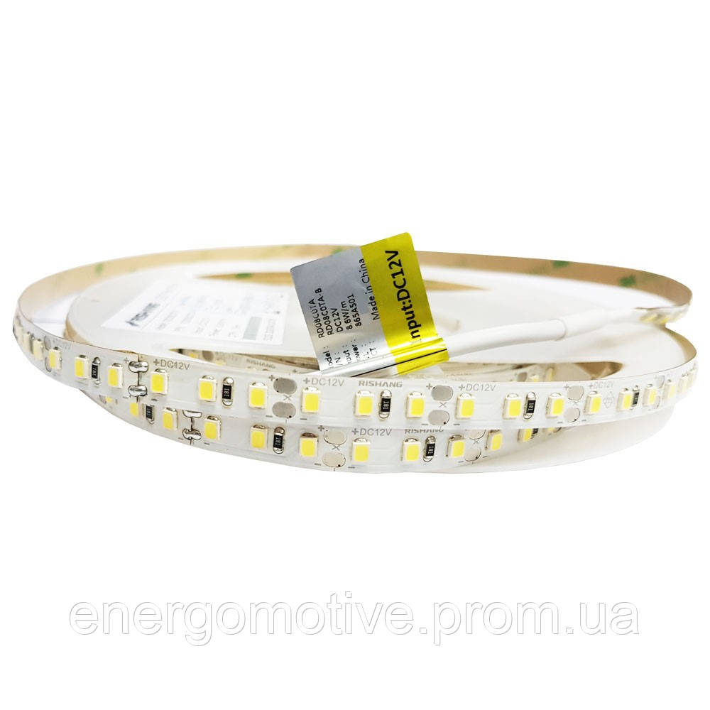 LED стрічка RISHANG 120-2835-12V-IP33 9,6W Yellow 5м (RD08C0TA-B)