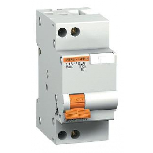 Диф автомат Домовик АД63 2Р C 16А 30mА Schneider Electric