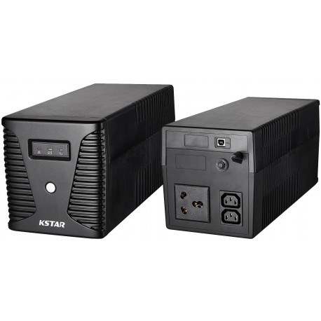 ИБП источник бесперебойного питания UPS KSTAR 650 ВА (390Вт) 1x7Ah встроенные батареи Тип: Line-Interactive tower