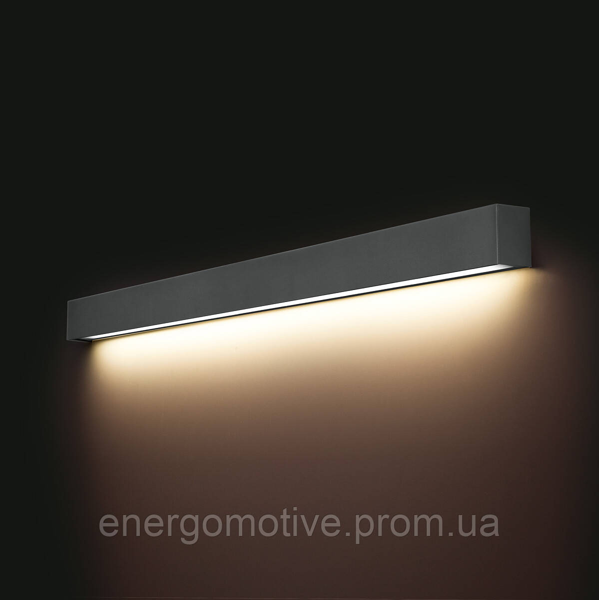 7560 Світильник Nowodvorski STRAIGHT WALL LED GRAPHITE L PL