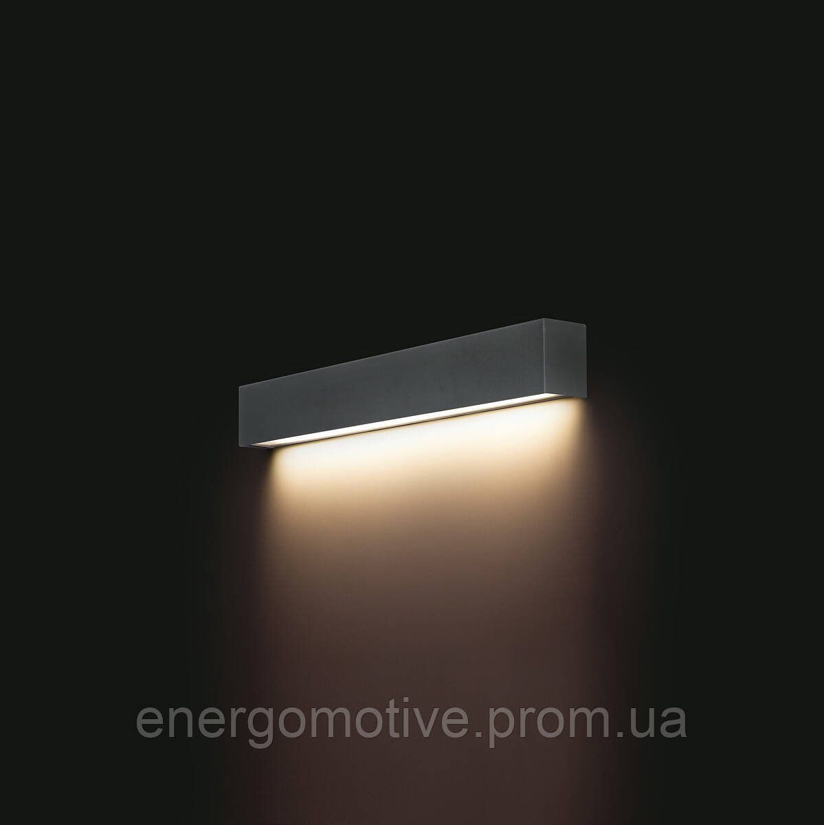 7562 Світильник Nowodvorski STRAIGHT WALL LED GRAPHITE S PL