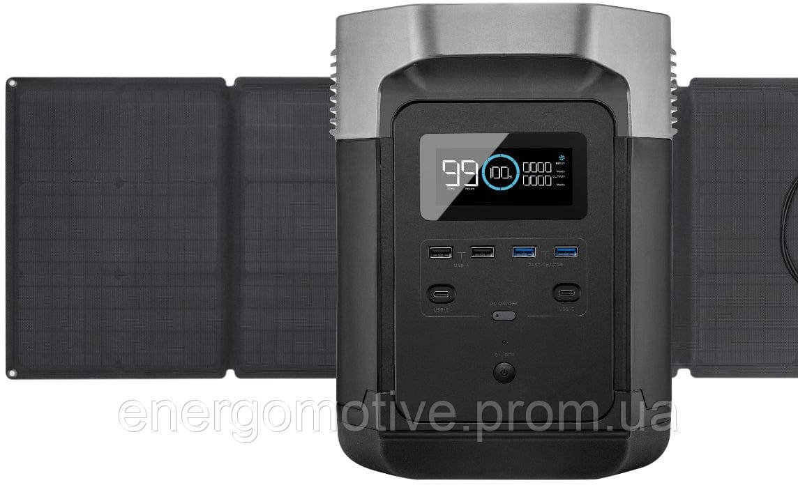 Комплект EcoFlow DELTA + 110 W Solar Panel