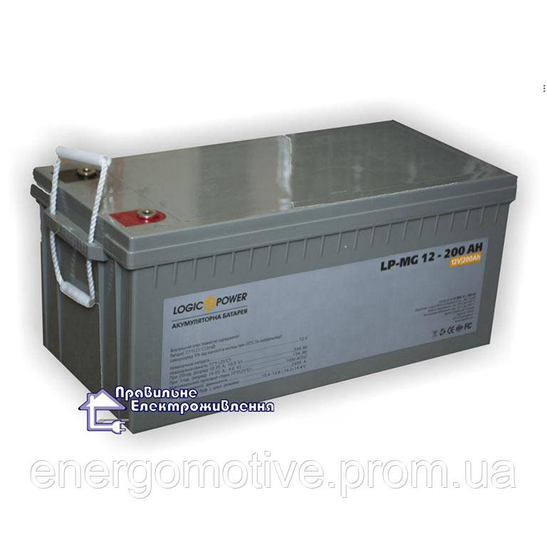 Акумулятор LogicPower Lp 12-200 MGL