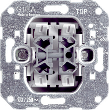 Механізм 2-клавішний перемикач (6+6) GIRA