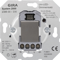Универсальный светорегулятор 50-420Вт GIRA