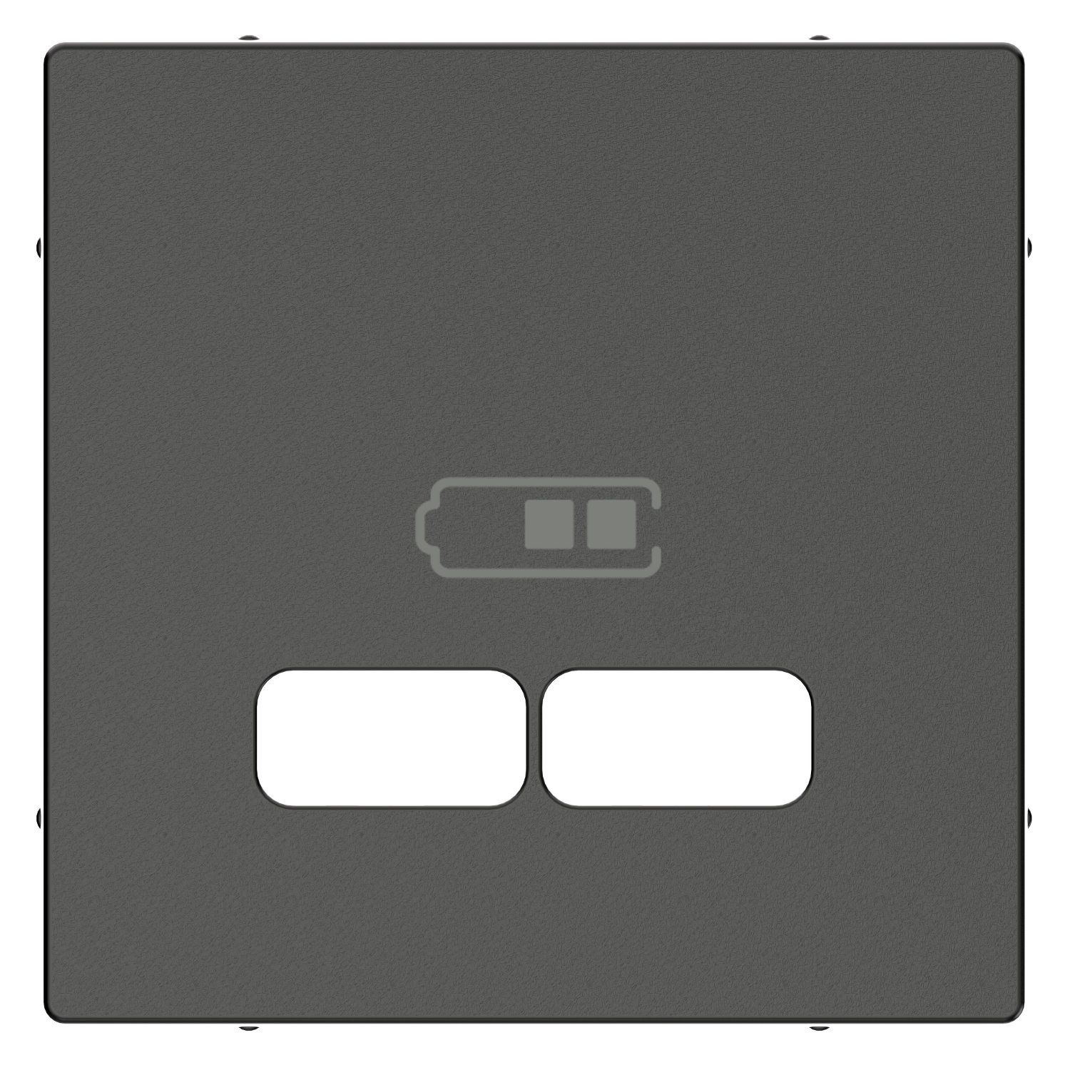 Лицьова панель заряджання USB антрацит System M