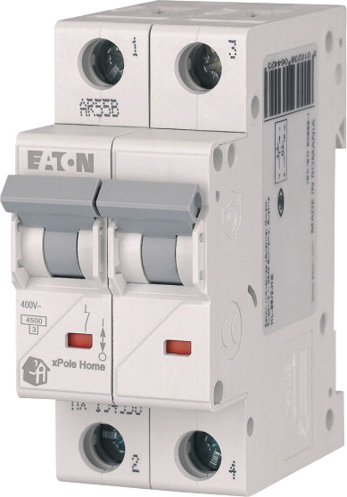 Автоматичний вимикач 6А 2-полюс 4.5kV HL-C6/2 Eaton xPole Home