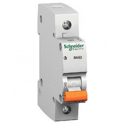 Автоматичний вимикач ВА63 1P 10A C Домовий Schneider Electric