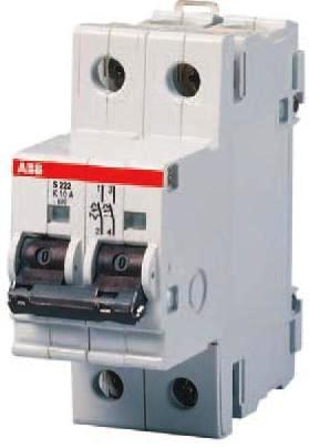 Автоматичний вимикач 6а|SH202-B6|2-полюси|характеристика B|6 kA|ABB, Німеччина