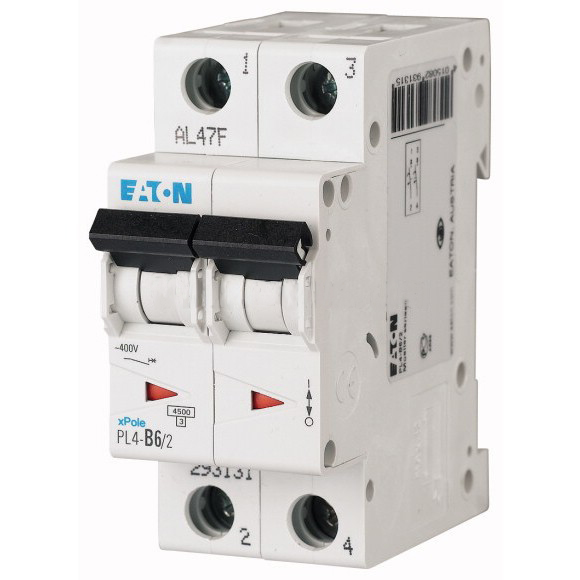 Автоматический выключатель PL4-C10/2 Eaton-Moeller