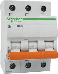 Автоматический выключатель BА 63 3P 10A C Домовой Schneider Electric