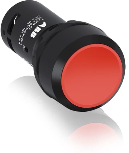 CP1-10R-01 Кнопка без фиксации красная (1н.з.) ABB