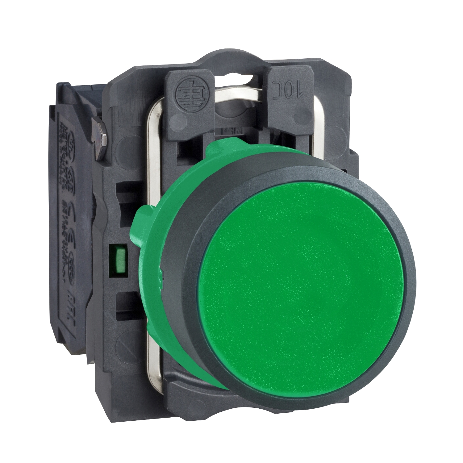 Кнопка без фіксації 1н. d=22мм. зелений Schneider Electric
